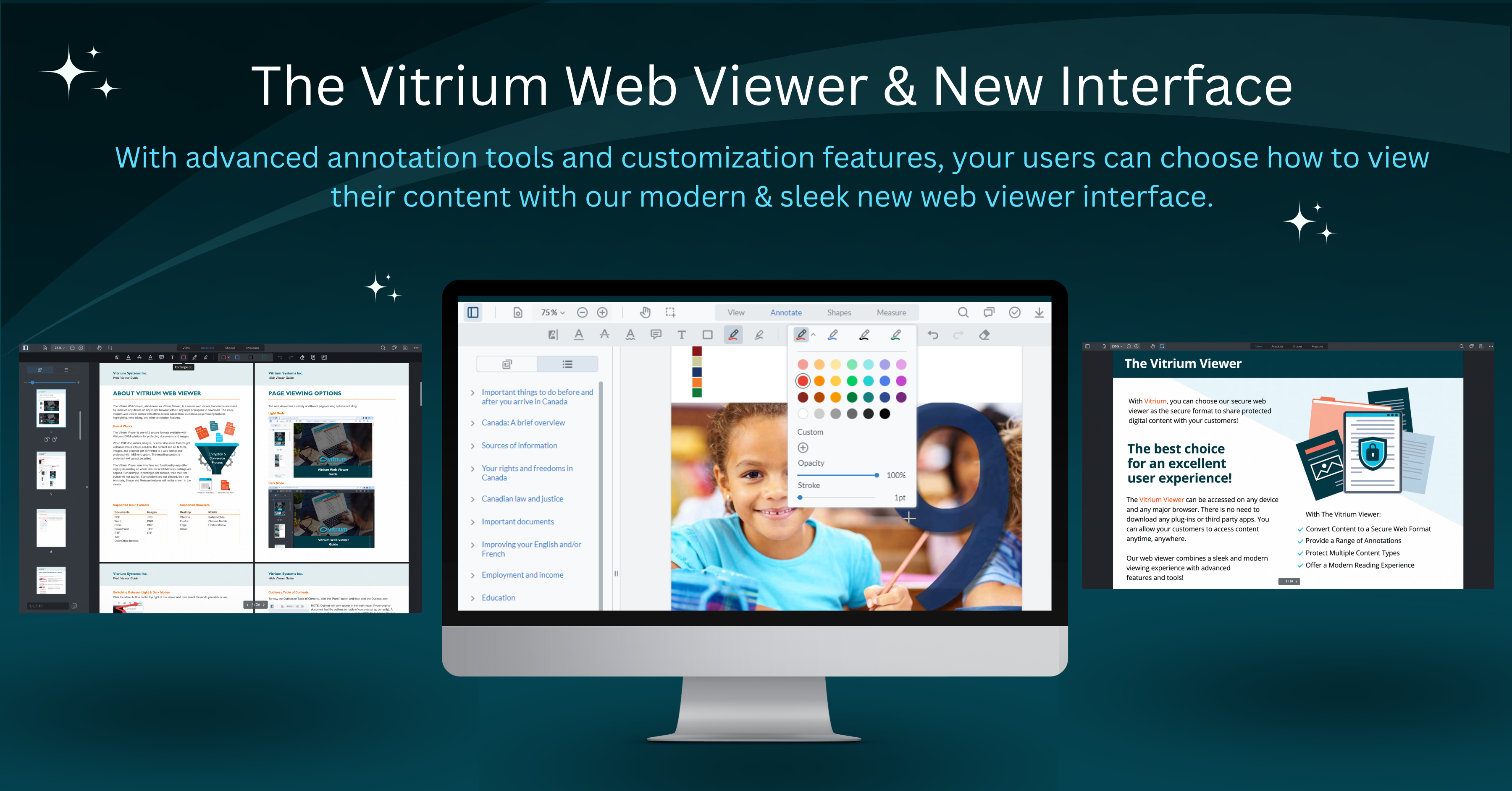 screenshot of Vitrium Security